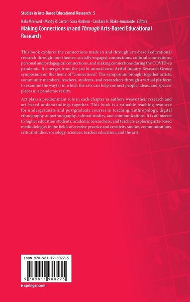 Produktbild: Making Connections in and Through Arts-Based Educational Research