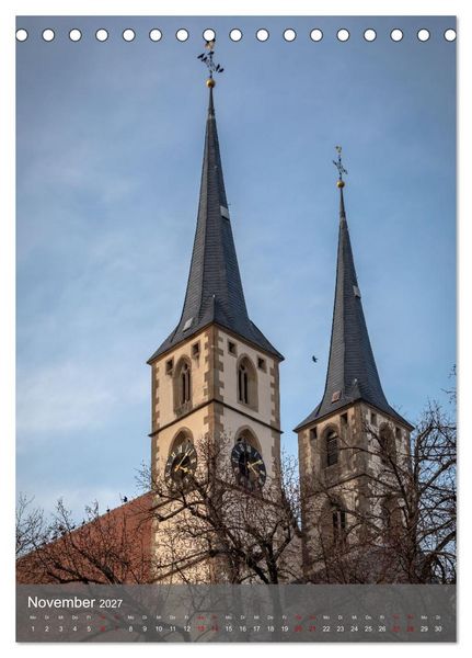 Produktbild: Deutschlands sch&ouml;nste Altstadt - Bad Wimpfen (Tischkalender 2027 DIN A5 hoch), CALVENDO Monatskalender