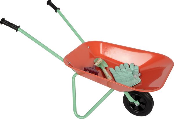Produktbild: small foot 12819 - Gro&szlig;es Gartenset mit Schubkarre Tiny Garden