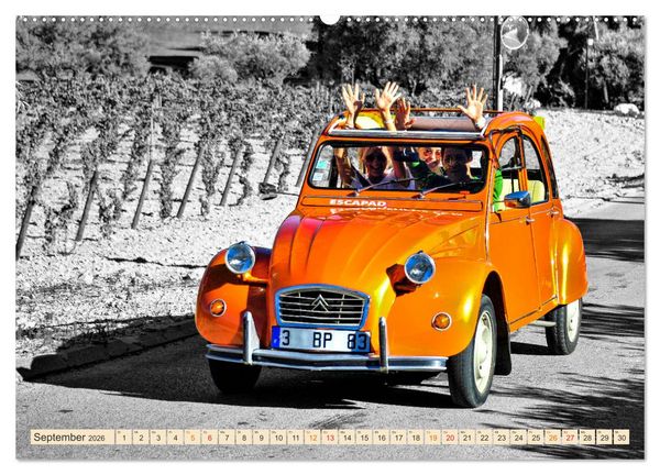 Produktbild: Citro&euml;n 2CV - Entenparade (Wandkalender 2026 DIN A2 quer), CALVENDO Monatskalender