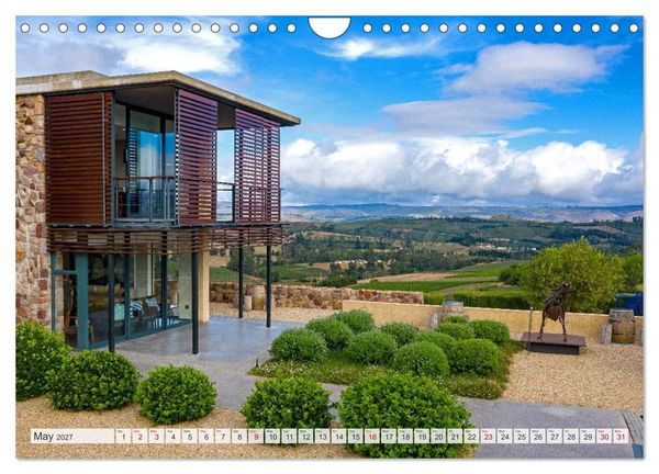 Produktbild: South African Wineries, wine architecture between tradition and modernity (Wall Calendar 2027 DIN A4 landscape), CALVENDO 12 Month Wall Calendar