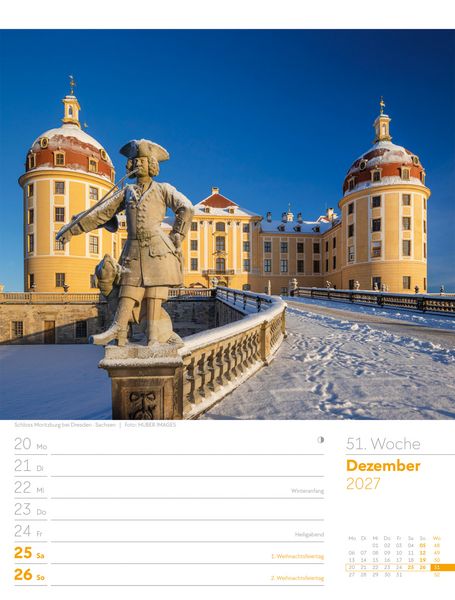 Produktbild: Malerisches Deutschland Wochenplaner Kalender 2027
