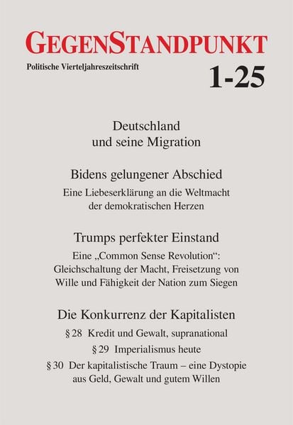 GegenStandpunkt 1-25