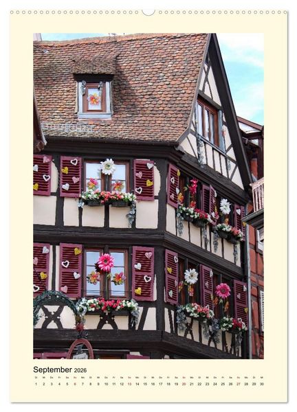 Produktbild: Zauberhaftes Elsass (Wandkalender 2026 DIN A2 hoch), CALVENDO Monatskalender