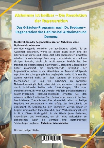 Produktbild: Alzheimer ist heilbar: Die Revolution der Regeneration