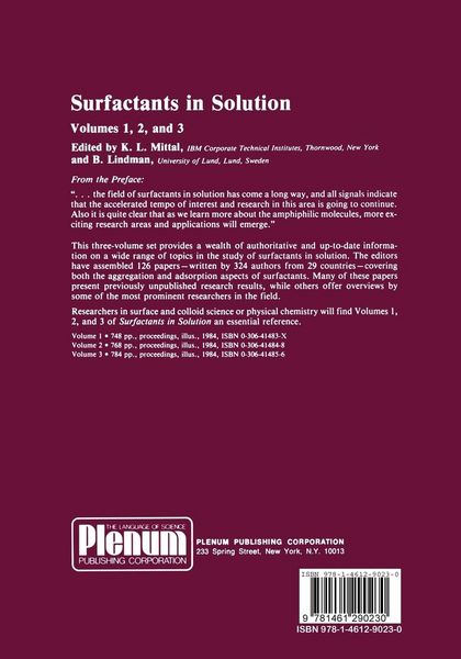 Produktbild: Surfactants in Solution