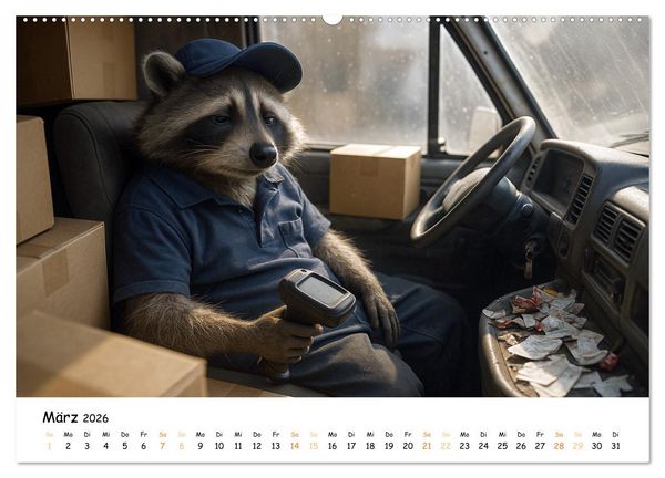 Produktbild: Dienst nach Vorschrift (hochwertiger Premium Wandkalender 2026 DIN A2 quer), Kunstdruck in Hochglanz