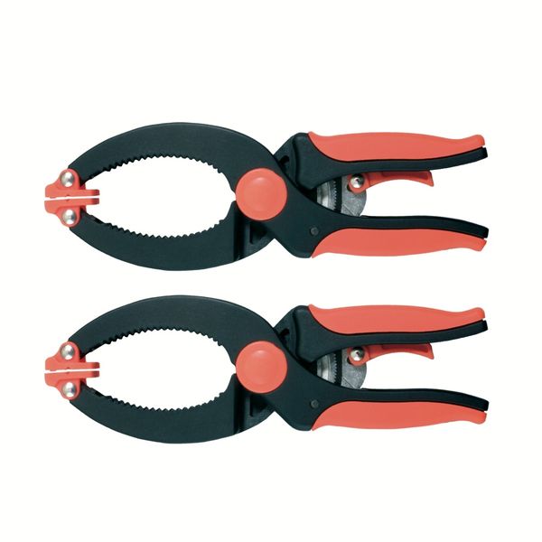 Produktbild: PEBARO 30-3S - 2 Ratschzwingen mit verstellbaren Schonbacken, 35x45mm