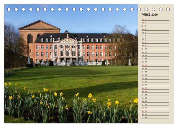 Produktbild: TRIER an der Mosel (Tischkalender 2026 DIN A5 quer), CALVENDO Monatskalender