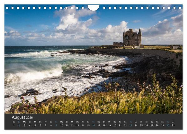 Produktbild: Bretagne - Land am Meer (Wandkalender 2026 DIN A4 quer), CALVENDO Monatskalender