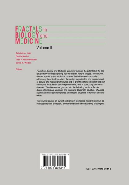 Produktbild: Fractals in Biology and Medicine