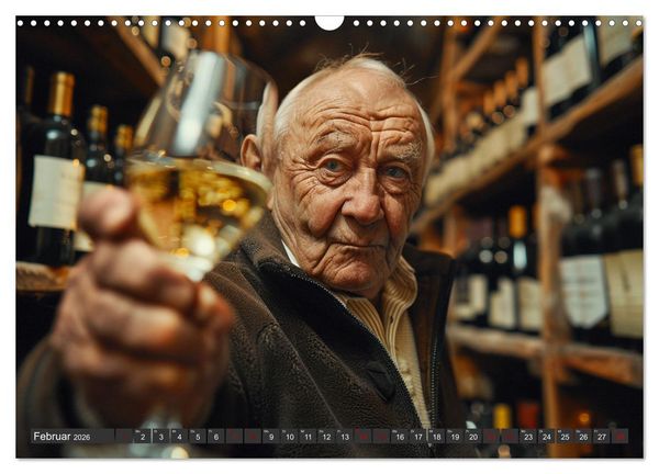 Produktbild: Wein begeistert (Wandkalender 2026 DIN A3 quer), CALVENDO Monatskalender