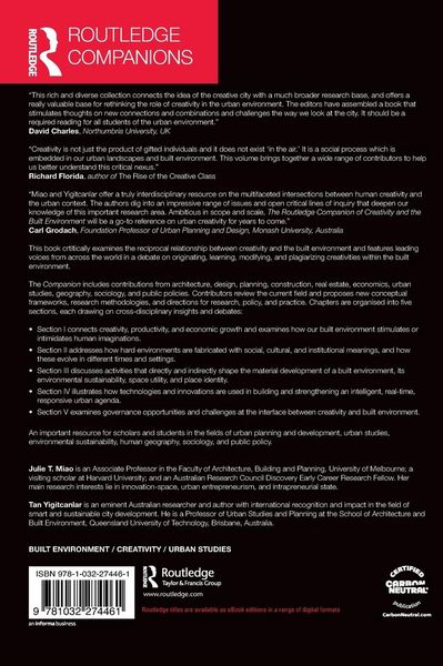 Produktbild: Routledge Companion to Creativity and the Built Environment