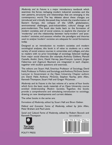 Produktbild: Modernity and Its Futures