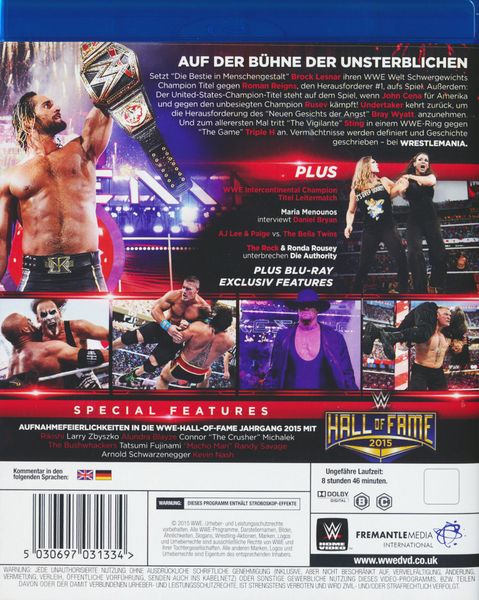 Produktbild: WrestleMania 31 [2 BRs]