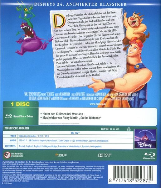 Produktbild: Hercules - Disney Classics