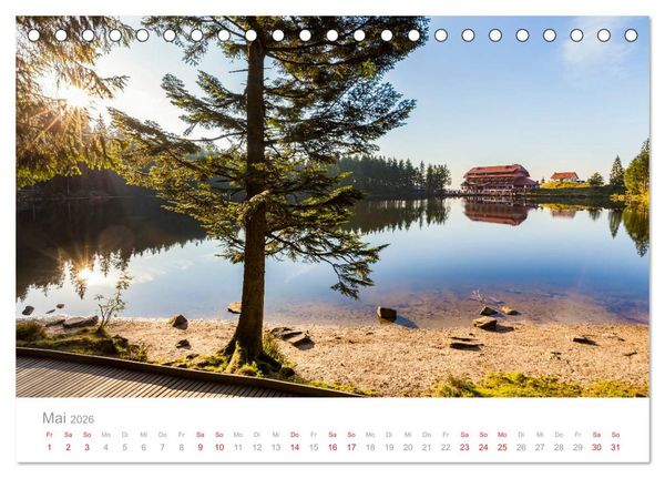Produktbild: Der Schwarzwald Impressionen (Tischkalender 2026 DIN A5 quer), CALVENDO Monatskalender