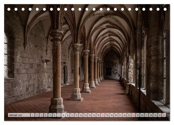 Produktbild: Klosterwelten - Zisterzienser im Harz (Tischkalender 2027 DIN A5 quer), CALVENDO Monatskalender