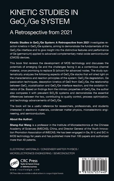 Produktbild: Kinetic Studies in GeO2/Ge System