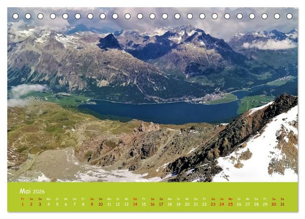 Produktbild: Majest&auml;tische Alpen (Tischkalender 2026 DIN A5 quer), CALVENDO Monatskalender