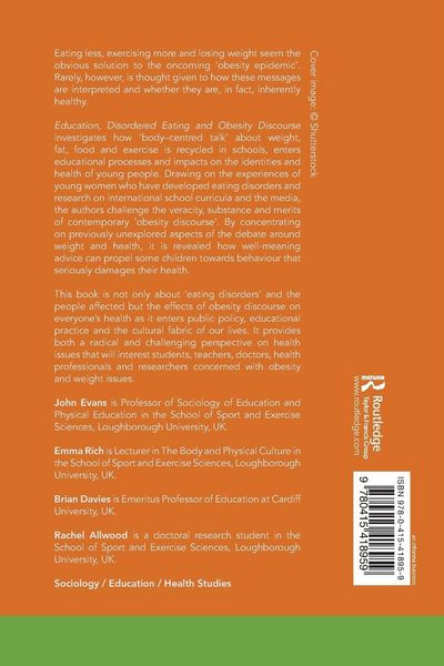 Produktbild: Education, Disordered Eating and Obesity Discourse