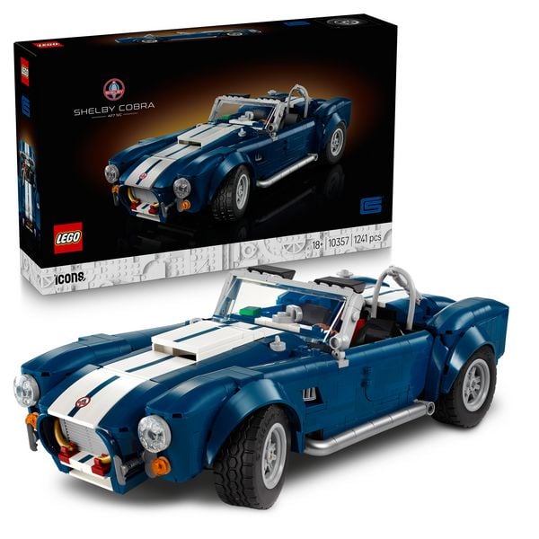 Produktbild: LEGO Icons 10357 Shelby Cobra 427 S/C, Modellauto f&uuml;r Erwachsene