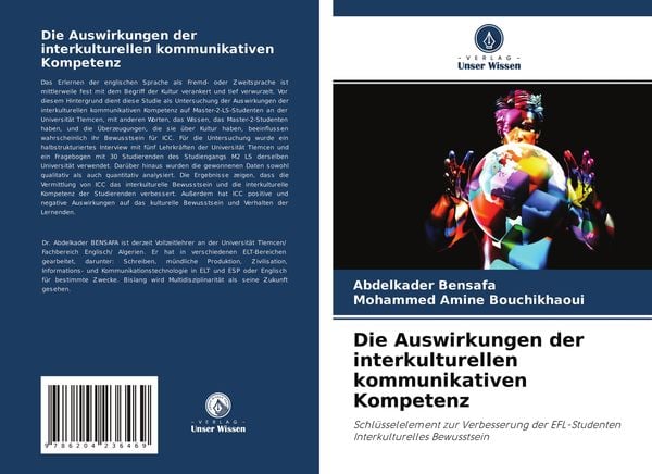 Die Auswirkungen der interkulturellen kommunikativen Kompetenz, Taschenbuch von Abdelkader Bensafa , Mohammed Amine Bouchikhaoui, Verlag Unser Wissen,