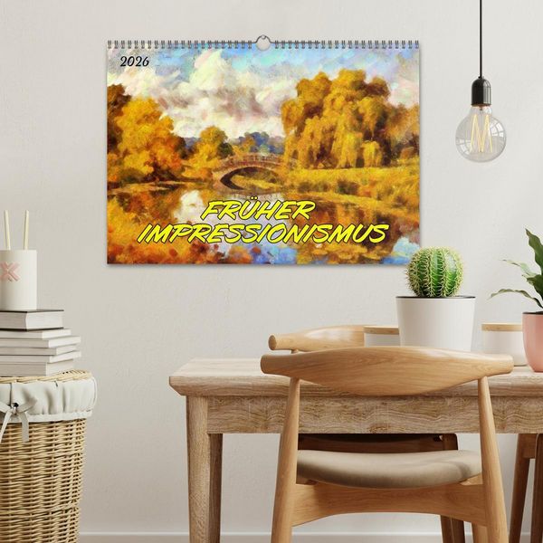 Produktbild: Fr&uuml;her Impressionismus (Wandkalender 2026 DIN A3 quer), CALVENDO Monatskalender