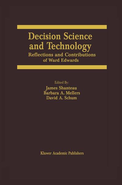 Produktbild: Decision Science and Technology