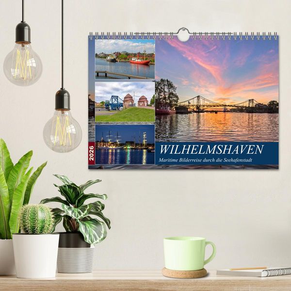 Produktbild: Wilhelmshaven, maritime Bilderreise (Wandkalender 2026 DIN A4 quer), CALVENDO Monatskalender