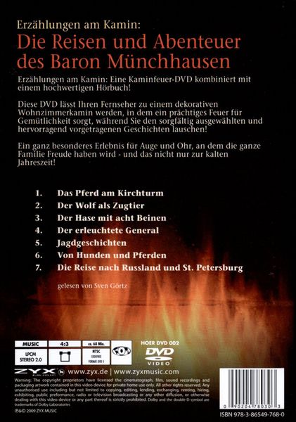 Produktbild: Erz&auml;hlungen am Kamin: Baron M&uuml;nchhausen