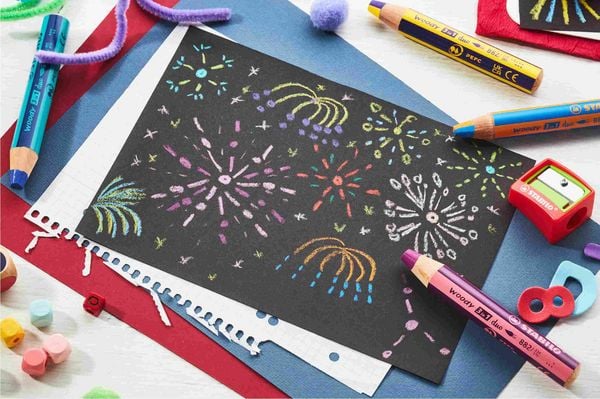 Produktbild: STABILO Aquarellbuntstift woody 3 in 1 duo