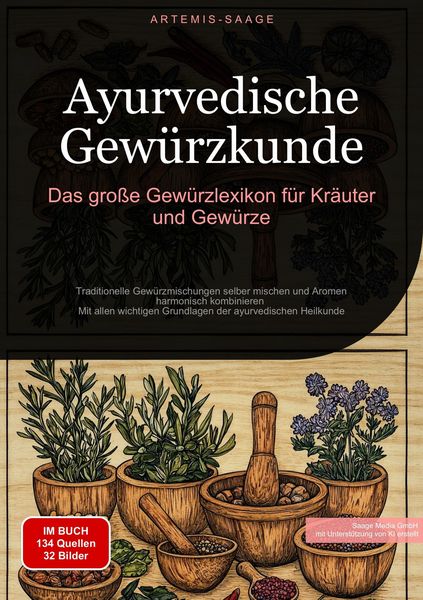Produktbild: Ayurvedische Gew&uuml;rzkunde: Das gro&szlig;e Gew&uuml;rzlexikon f&uuml;r Kr&auml;uter und Gew&uuml;rze