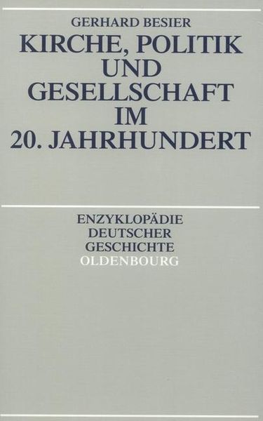 Produktbild: Kirche, Politik und Gesellschaft im 20. Jahrhundert