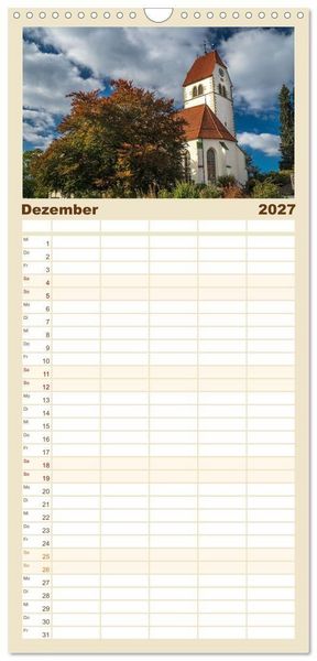 Produktbild: Familienplaner 2027 - Immenstaad am sch&ouml;nen Bodensee mit 5 Spalten (Wandkalender, 21 x 45 cm) CALVENDO