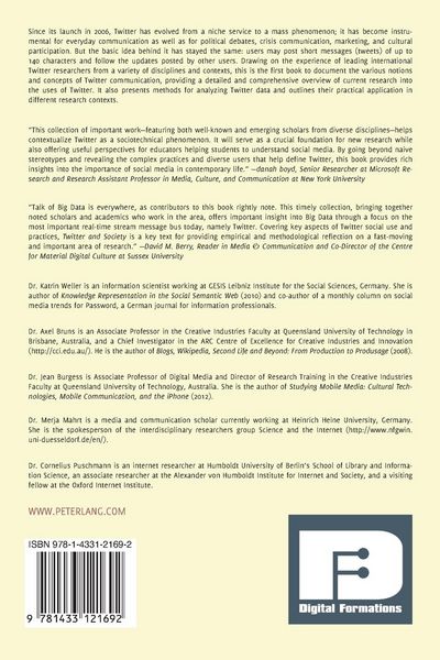 Produktbild: Twitter and Society
