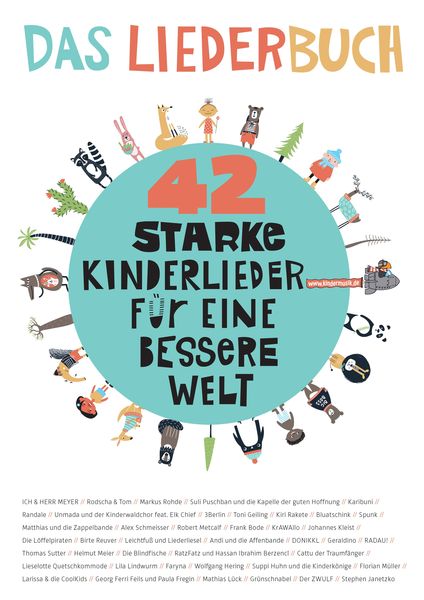 Produktbild: 42 starke Kinderlieder f&uuml;r eine bessere Welt
