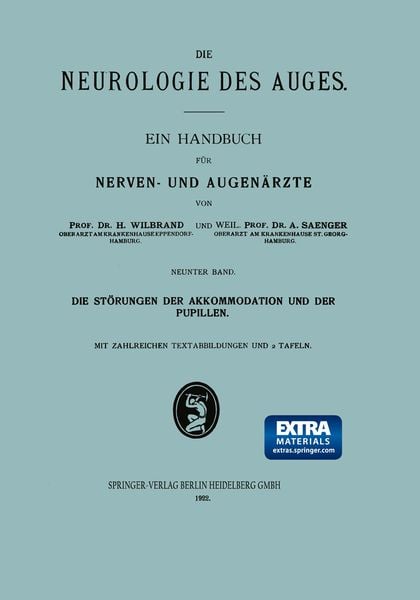 Produktbild: Die St&ouml;rungen der Akkommodation und der Pupillen