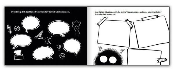 Produktbild: Das kleine Trauermonster - Trauerbew&auml;ltigung zum Mitmachen