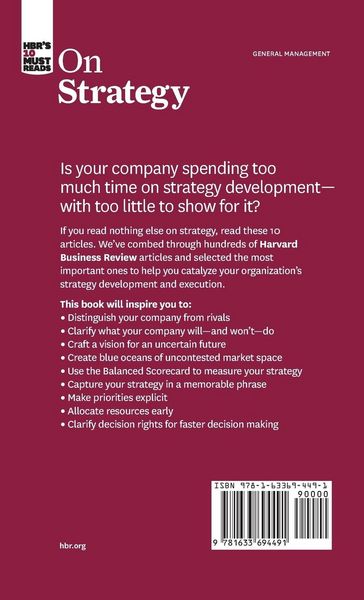 Produktbild: HBR's 10 Must Reads on Strategy (including featured article "What Is Strategy?" by Michael E. Porter)