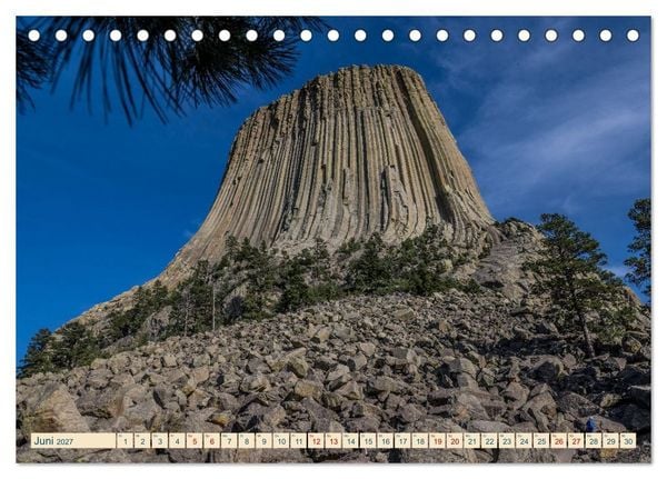 Produktbild: Wyoming, South Dakota Colorado (Tischkalender 2027 DIN A5 quer), CALVENDO Monatskalender