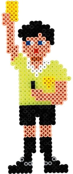 Hama 207-78 - Bügelperlen Midi, ca. 1000 Perlen in Heller Pfirsich
