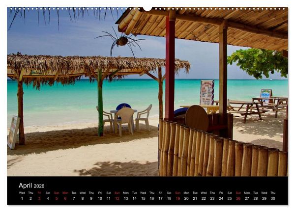 Produktbild: Jamaica Sun and Beaches (High Quality Premium Wall Calendar 2026 DIN A2 landscape),CALVENDO 12 Month Wall Calendar