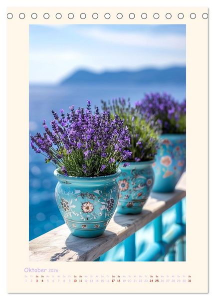 Produktbild: Lavendel (Tischkalender 2026 DIN A5 hoch), CALVENDO Monatskalender