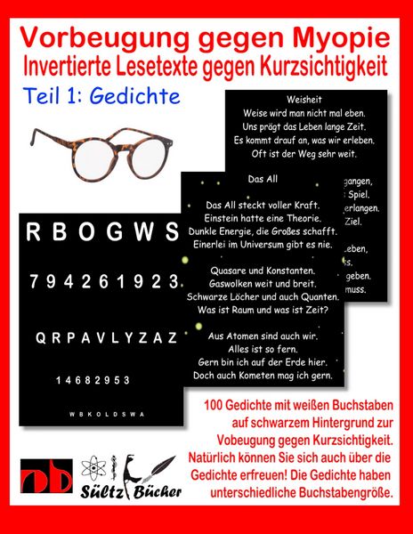 Produktbild: Vorbeugung gegen Myopie - Invertierte Lesetexte gegen Kurzsichtigkeit