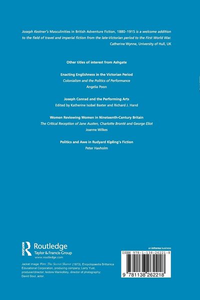 Produktbild: Masculinities in British Adventure Fiction, 1880-1915