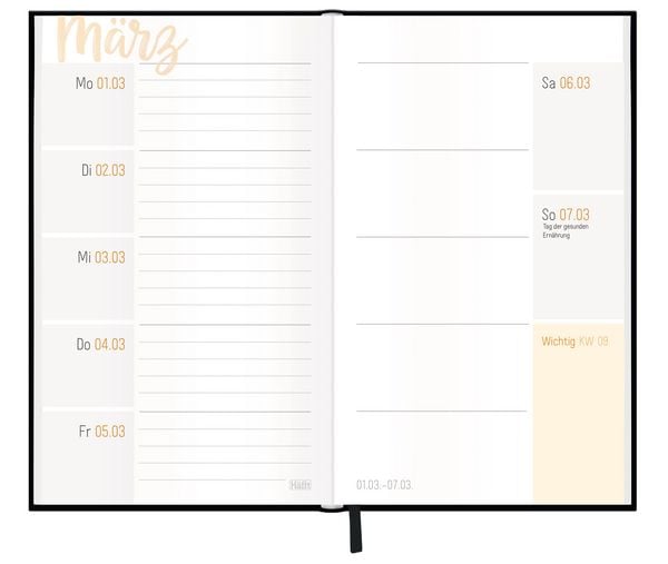 Produktbild: H&auml;fft-Timer slim - Jugendkalender 26/27