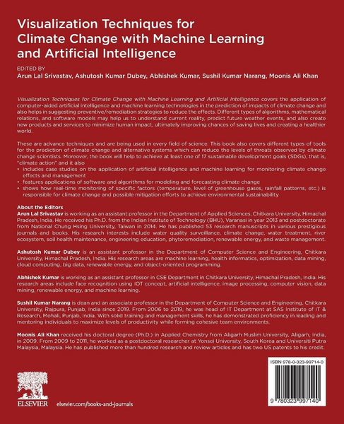 Produktbild: Visualization Techniques for Climate Change with Machine Learning and Artificial Intelligence
