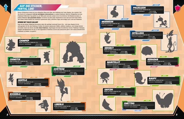 Produktbild: Pok&eacute;mon: Das ultimative Stickerbuch: Galar-Region