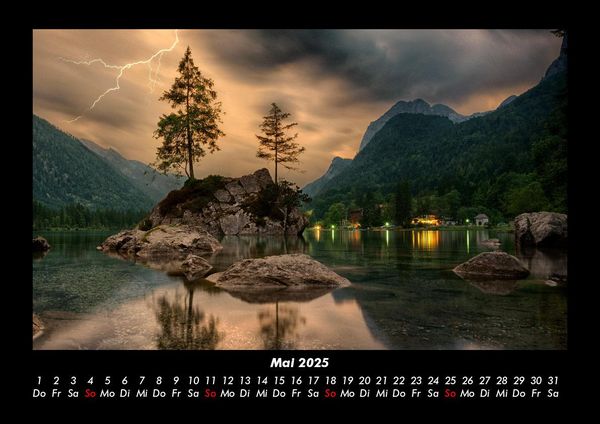 Produktbild: Berge 2025 Fotokalender DIN A3